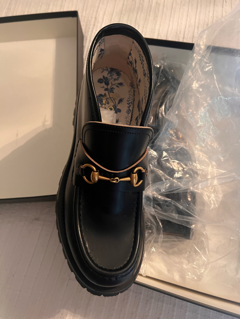 Men’s Gucci Black Leather Horsebit Loafer